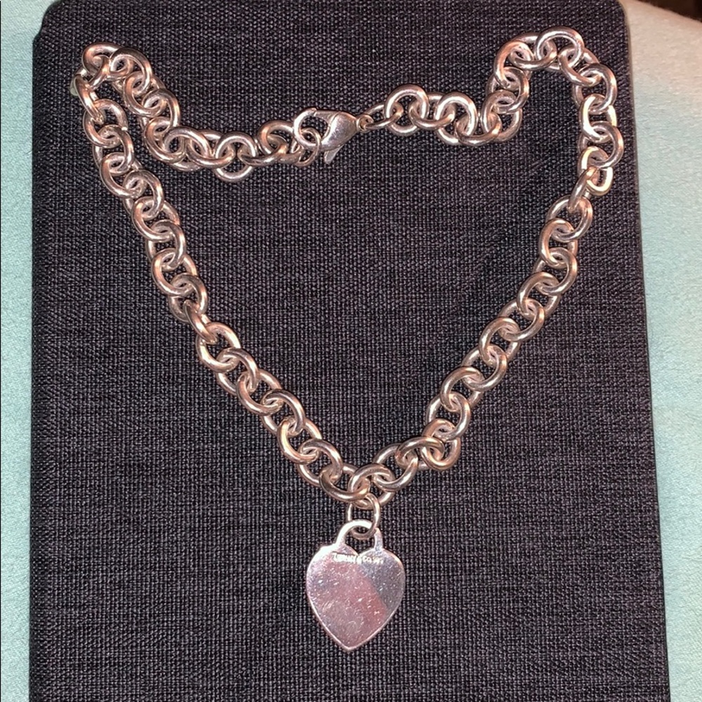 Tiffany Heart Tag Choker